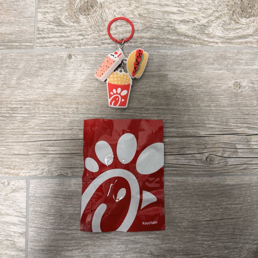 Chickfila UNOPENED Holiday‎ Key Chain Limited Edition 2024 + Drink Koozie
